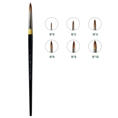 Pincel Sintetico Chato System Sy45 Nº0 Daler Rowney